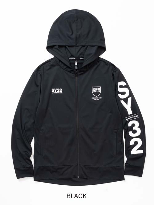ZIP�ա��ǥ��� RASH GUARD ZIP HOODIE BLACK SY32 by SWEET YEARS �����磻�����ƥ��ȥ��Х����������ȥ��䡼��
