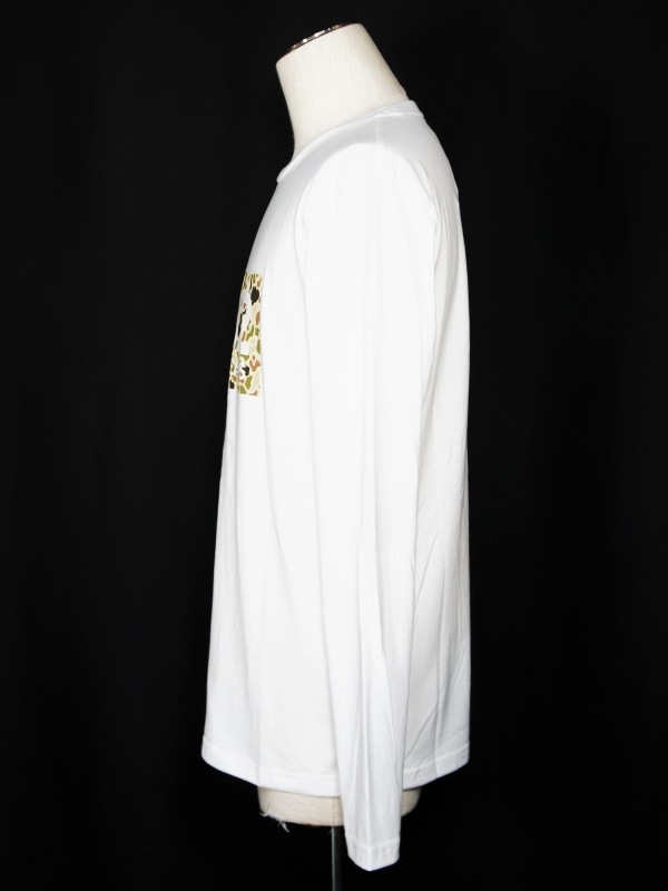 50%OFF ĹµT�����BOX LOGO L/S TEE WHITE��CAMO  SY32 by SWEET YEARS