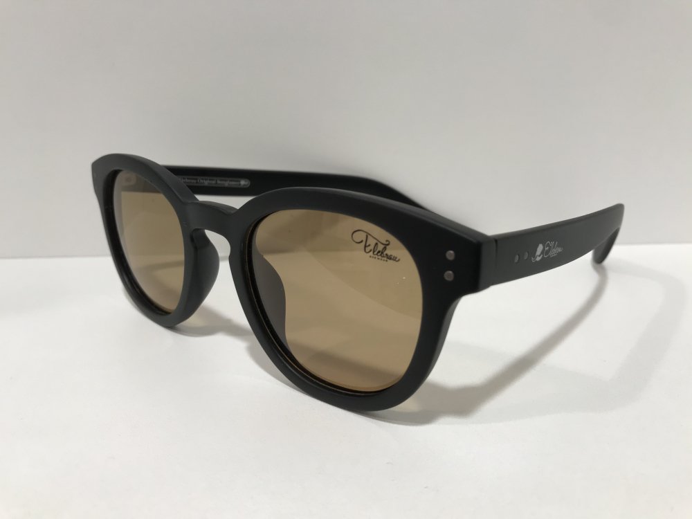 ELEBROU eyewear�֡ڥ������ա�No,354 Sedona Brown POLARIZED���и�������̻��͡ˡ� BLACK�ڥ���֥���