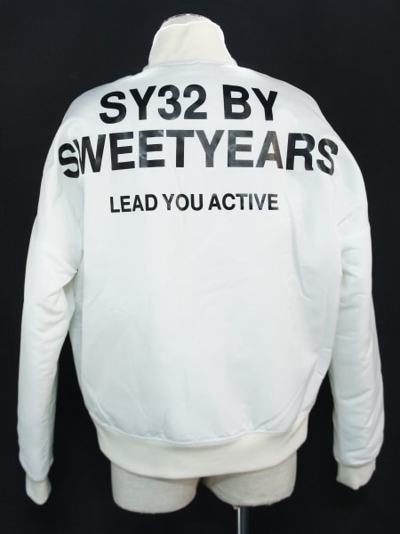 SY32 by SWEET YEARS��DOLMAN SLEEVE MA-1��WHITE�ڥ����磻�����ƥ��ȥ��Х����������ȥ��䡼����
