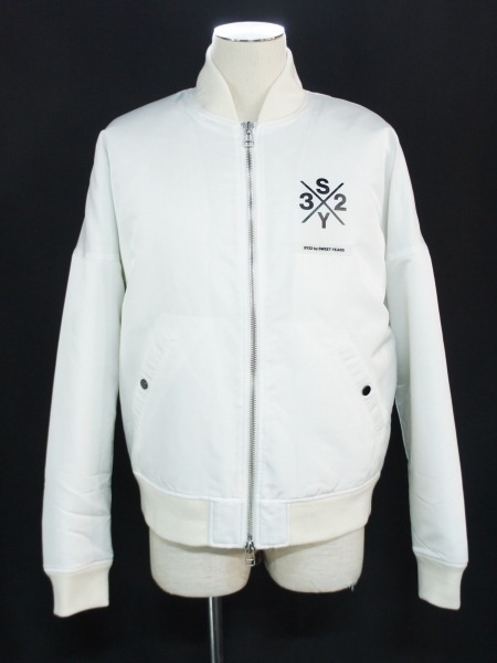 SY32 by SWEET YEARS��DOLMAN SLEEVE MA-1��WHITE�ڥ����磻�����ƥ��ȥ��Х����������ȥ��䡼����