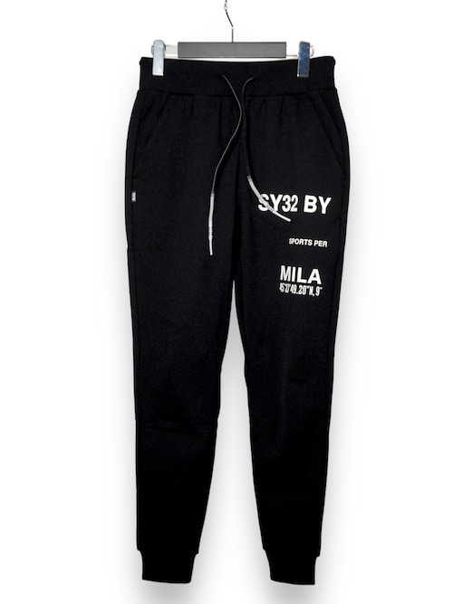 sy32 bysweetyearsのジョガーパンツ　新品 SY32 by SWEET YEARS メンズ スウェットパンツ SIDE EXCHANGE