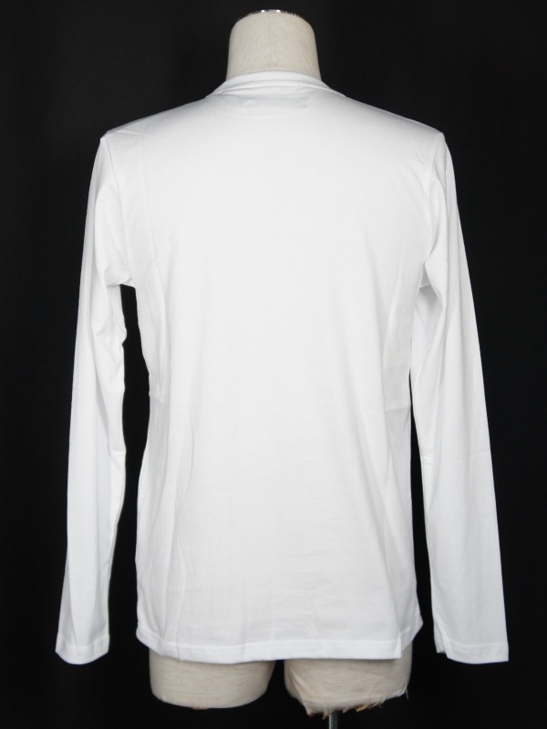 SY32 by SWEET YEARS��BOX LOGO L/S TEE��WHITE��BLUE