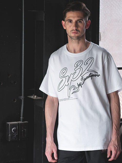 50%OFF T����� �ۥ磻�� SCRIPT BIG LOGO TEE 13423J WHITE SY32 by SWEET YEARS �����磻�����ƥ��ȥ��Х����������ȥ��䡼��