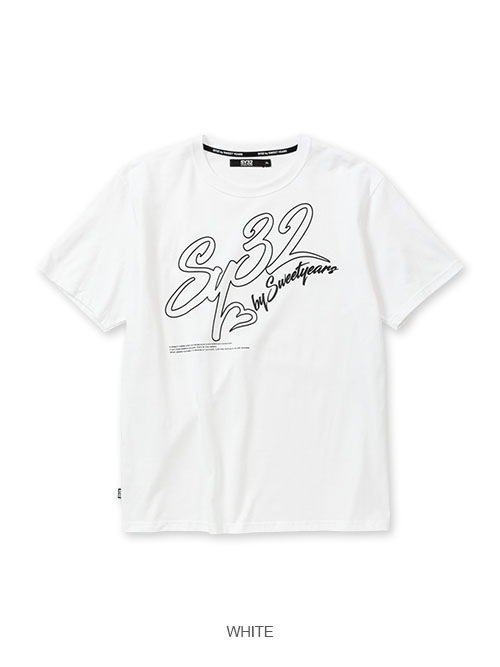 50%OFF T����� �ۥ磻�� SCRIPT BIG LOGO TEE 13423J WHITE SY32 by SWEET YEARS �����磻�����ƥ��ȥ��Х����������ȥ��䡼��