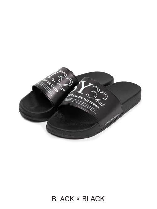 ����������� SERIF LOGO SHOWER SANDALS BLACK�� BLACK SY32 by SWEET YEARS �����磻�����ƥ��ȥ��Х����������ȥ��䡼��