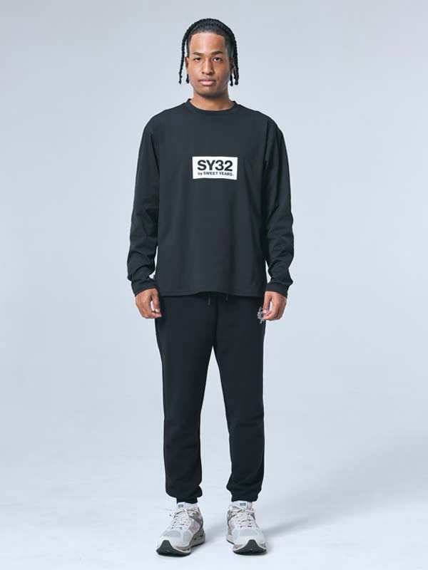 ĹµT����� MINI BOX LOGO L/S TEE BLACK SY32 by SWEET YEARS �����磻�����ƥ��ȥ��Х����������ȥ��䡼��