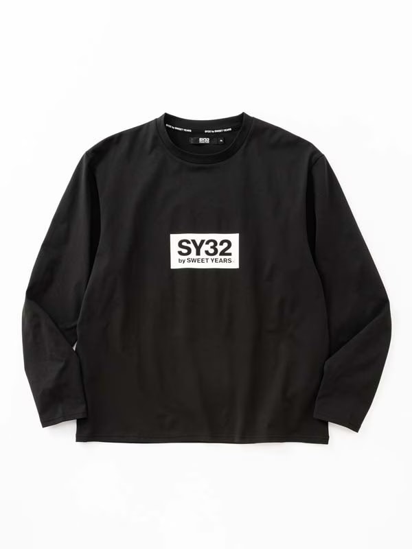 ĹµT����� MINI BOX LOGO L/S TEE BLACK SY32 by SWEET YEARS �����磻�����ƥ��ȥ��Х����������ȥ��䡼��