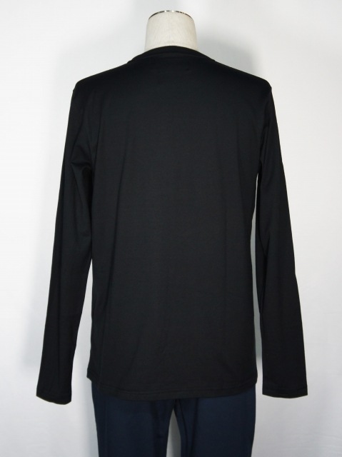 SY32 by SWEET YEARS��SHIELD EMBLEM L/S TEE��BLACK