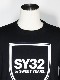 SY32 by SWEET YEARS��SHIELD EMBLEM L/S TEE��BLACK