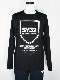 SY32 by SWEET YEARS��SHIELD EMBLEM L/S TEE��BLACK