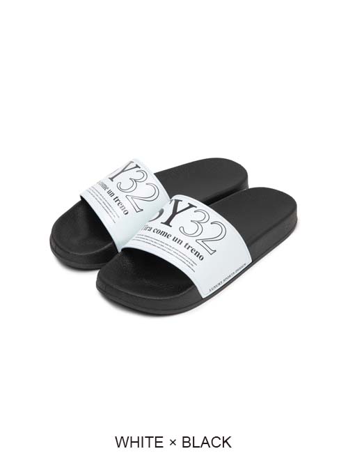 ����������� SERIF LOGO SHOWER SANDALS WHITE��BLACK SY32 by SWEET YEARS �����磻�����ƥ��ȥ��Х����������ȥ��䡼��