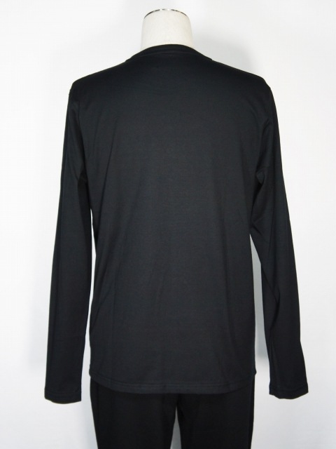 SY32 by SWEET YEARS��SHIELD EMBLEM L/S TEE��BLACK��BLACK