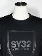 SY32 by SWEET YEARS��SHIELD EMBLEM L/S TEE��BLACK��BLACK