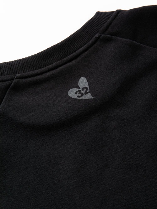 SY32 by SWEET YEARS��BOX LOGO P/O CREW��BLACK��BLACK