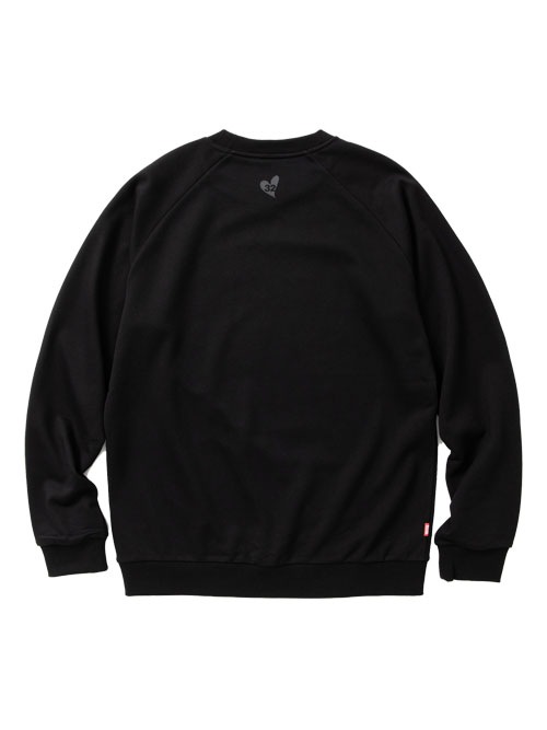 SY32 by SWEET YEARSBOX LOGO P/O CREWBLACKBLACK