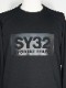 SY32 by SWEET YEARS��BOX LOGO P/O CREW��BLACK��BLACK