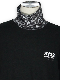 SY32 by SWEET YEARS��HIGH NECK LONG SLEEVE TEE��BLACK