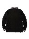 SY32 by SWEET YEARS��HIGH NECK LONG SLEEVE TEE��BLACK