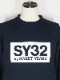 SY32 by SWEET YEARS��BOX LOGO P/O CREW��NAVY