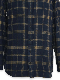eofm��STAND COLLAR SH BRUSHED HERINGS ONE PLAID��NAVY�ڥ����ե��