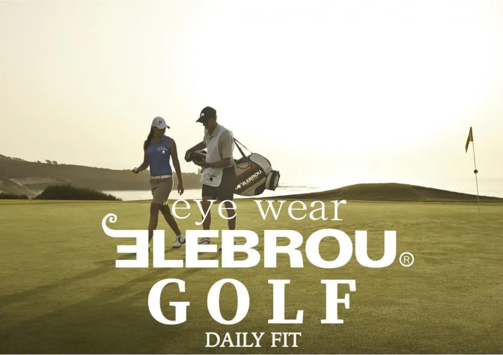 ���󥰥饹�ڥ������ա�ELEBROU GOLF DAILY FIT BLACK POLARIZED���и�������̻��͡� ELEBROU eyewear ����֥�