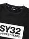 ĹµT����� BOX LOGO L/S TEE BLACK��WHITE SY32 by SWEET YEARS �����磻�����ƥ��ȥ��Х����������ȥ��䡼��