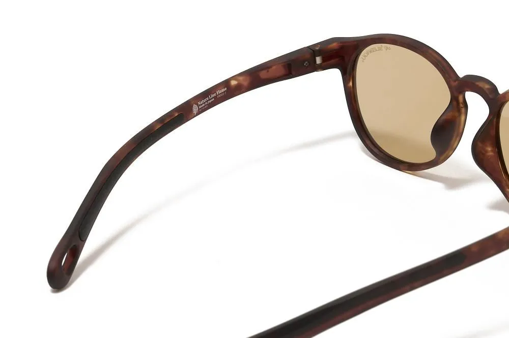 ���󥰥饹�ڥ������ա�ELEBROU GOLF TROON BROWNDEMI��BrownSHINE POLARIZED�ʥ֥饦��Ĵ���и�������̻��͡� ELEBROU eyewear ����֥�