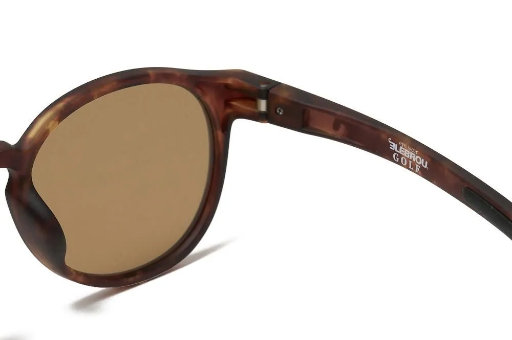 ���󥰥饹�ڥ������ա�ELEBROU GOLF TROON BROWNDEMI��BrownSHINE POLARIZED�ʥ֥饦��Ĵ���и�������̻��͡� ELEBROU eyewear ����֥�