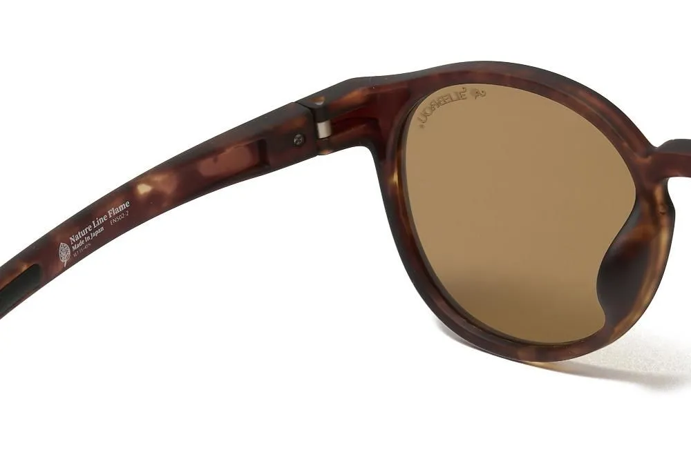 ���󥰥饹�ڥ������ա�ELEBROU GOLF TROON BROWNDEMI��BrownSHINE POLARIZED�ʥ֥饦��Ĵ���и�������̻��͡� ELEBROU eyewear ����֥�