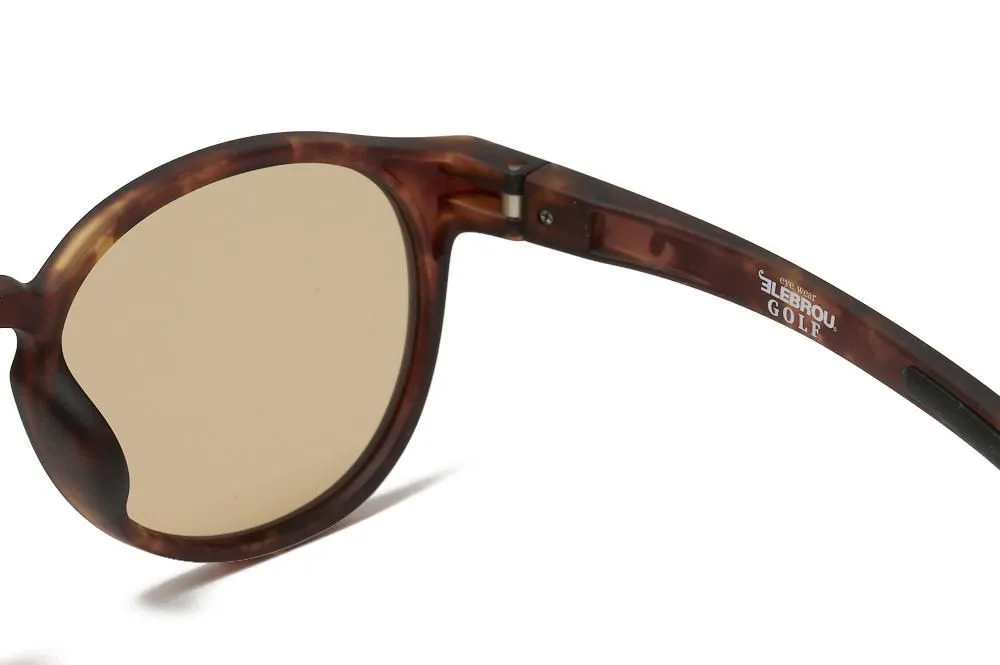 ���󥰥饹�ڥ������ա�ELEBROU GOLF TROON BROWNDEMI��BrownSHINE POLARIZED�ʥ֥饦��Ĵ���и�������̻��͡� ELEBROU eyewear ����֥�