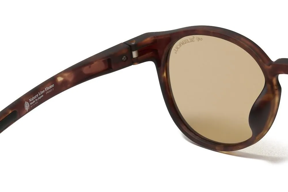 ���󥰥饹�ڥ������ա�ELEBROU GOLF TROON BROWNDEMI��BrownSHINE POLARIZED�ʥ֥饦��Ĵ���и�������̻��͡� ELEBROU eyewear ����֥�