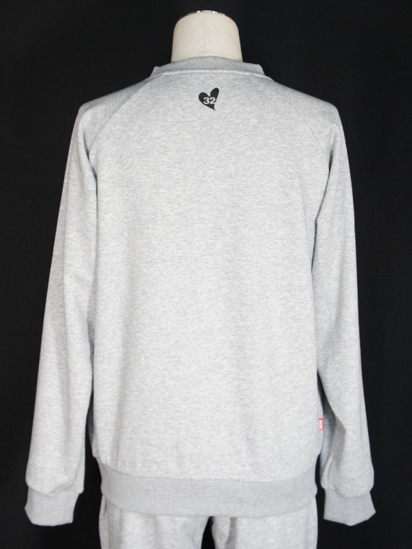 SY32 by SWEET YEARS��BOX LOGO P/O CREW��GRAY