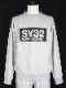SY32 by SWEET YEARS��BOX LOGO P/O CREW��GRAY
