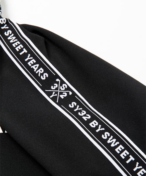 ���åץѡ����� ZIP UP ACCENSIAL SY LOGO JERSEY JK BLACK SY32 by SWEET YEARS GOLF