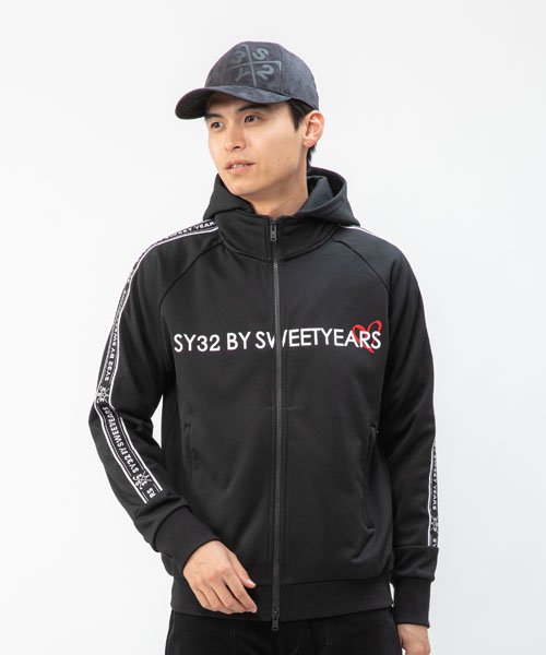 ���åץѡ����� ZIP UP ACCENSIAL SY LOGO JERSEY JK BLACK SY32 by SWEET YEARS GOLF