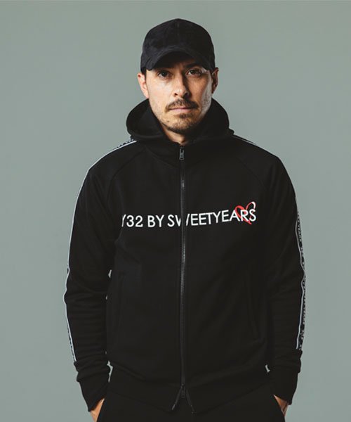 ���åץѡ����� ZIP UP ACCENSIAL SY LOGO JERSEY JK BLACK SY32 by SWEET YEARS GOLF