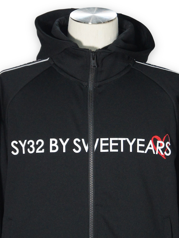 ���åץѡ����� ZIP UP ACCENSIAL SY LOGO JERSEY JK BLACK SY32 by SWEET YEARS GOLF