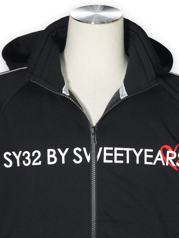 ���åץѡ����� ZIP UP ACCENSIAL SY LOGO JERSEY JK BLACK SY32 by SWEET YEARS GOLF
