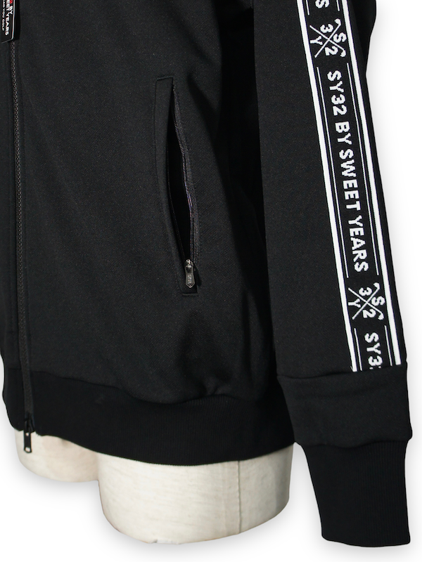 ���åץѡ����� ZIP UP ACCENSIAL SY LOGO JERSEY JK BLACK SY32 by SWEET YEARS GOLF