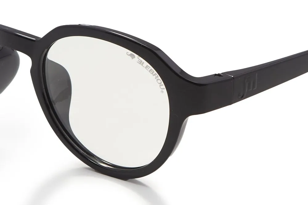 ���󥰥饹�ڥ������ա�ELEBROU GOLF BLACK NATURE SHINE��Ĵ��������̻��͡� ELEBROU eyewear ����֥�