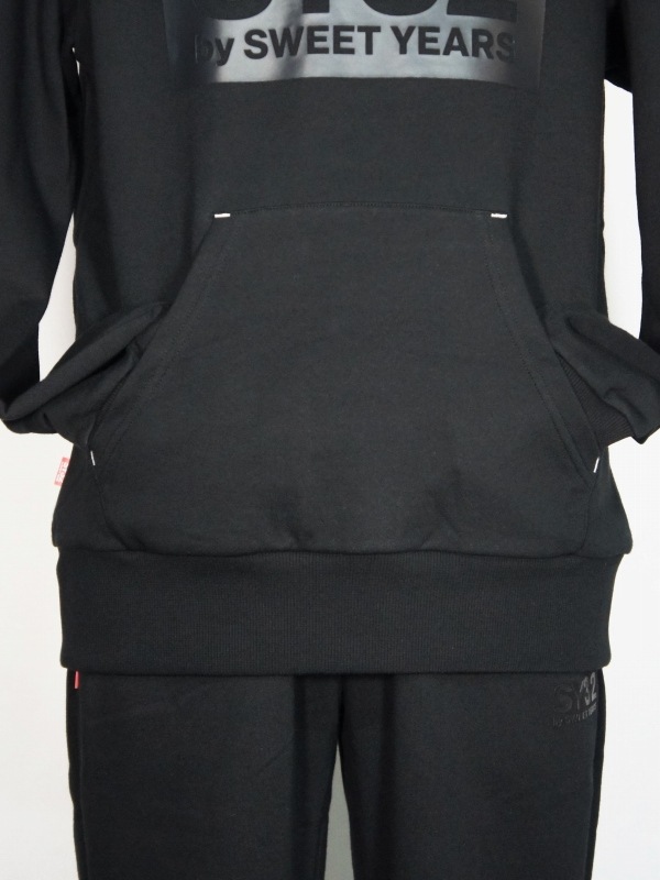 SY32 by SWEET YEARS��BOX LOGO P/O HOODIE��BLACK��BLACK