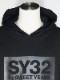 SY32 by SWEET YEARS��BOX LOGO P/O HOODIE��BLACK��BLACK