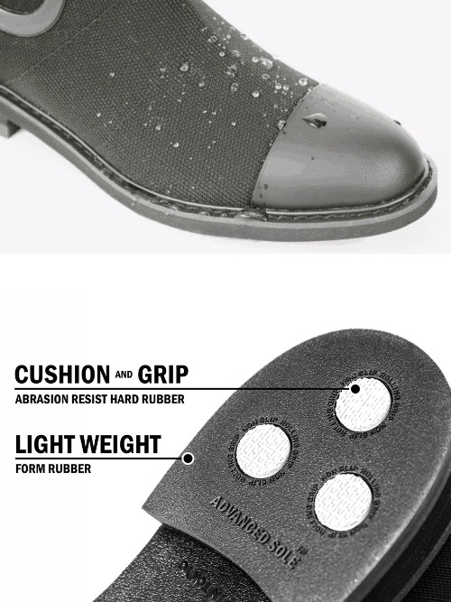 �����륷���֡��� ACTHREAD CHELSEA BOOTS KHAKI +F+ ����