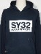 SY32 by SWEET YEARS��BOX LOGO P/O HOODIE��NAVY