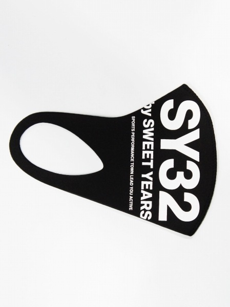 SY32 by SWEET YEARS��VERTICAL LOGO MASK��BLACK