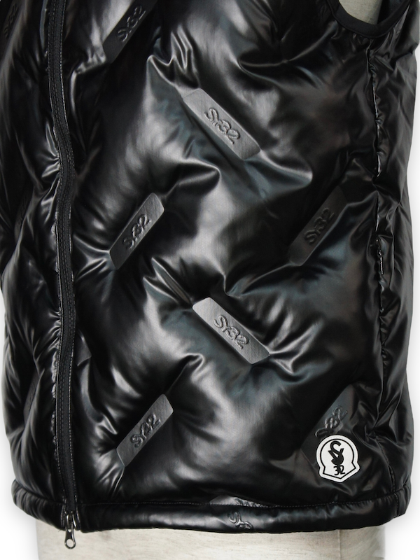 SY32 GOLF�֡�ABSOLUTE��BONDING LOGO QUILT VEST��BLACK