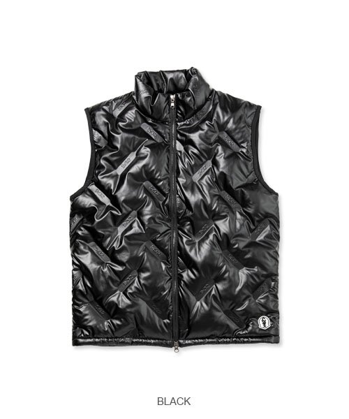 SY32 GOLF�֡�ABSOLUTE��BONDING LOGO QUILT VEST��BLACK