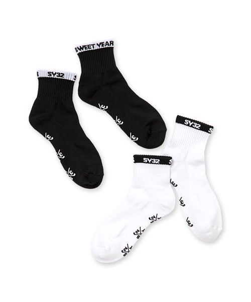 SY32 by SWEET YEARS�֡�GOLF��SYG SOX��BLACK / WHITE