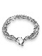 eofm��double chain bracelet��SILVER